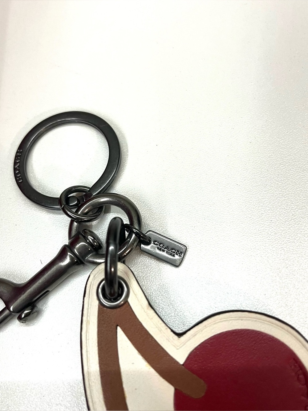 COACH Cherry Cartoon Bag Charm Key Chain Y2K - Picture 2 of 4